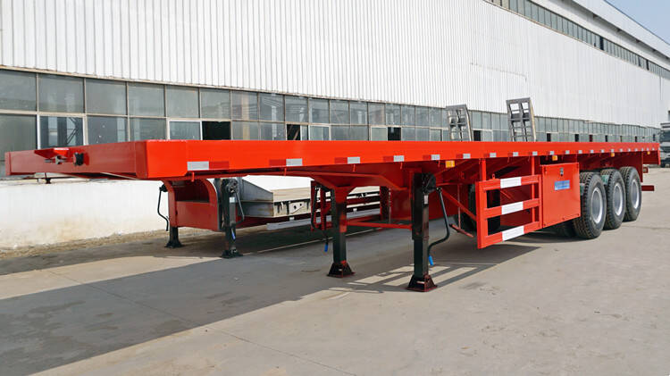 3 Axle 40 foot Flatbed Semi Trailer for Sale In Zimbabwe