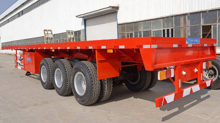 3 Axle 40 foot Flatbed Semi Trailer for Sale In Zimbabwe