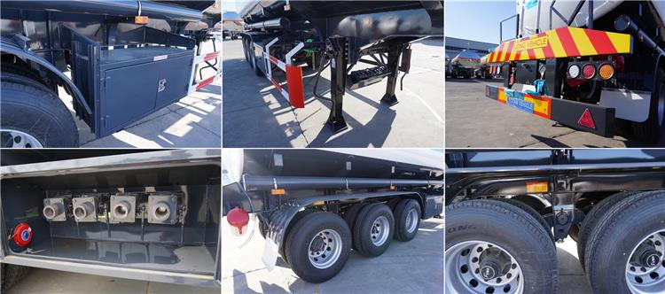 Tri Axel 45000 Liters Fuel Tanker Trailer Price for Sale In Nigeria