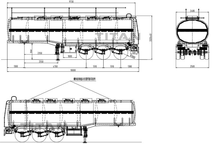 55000 Lts Stainless Steel Tanker Trailers for Sale Near Me