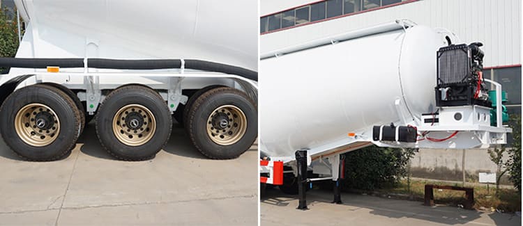 3 Axle 30M3 Cement Tanker Trailer for Sale Price | Cement Trailer for Sale