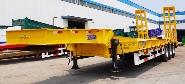 What is Low Bed Trailer | 3 Axle Semi Low Bed Trailer for Sale Price 