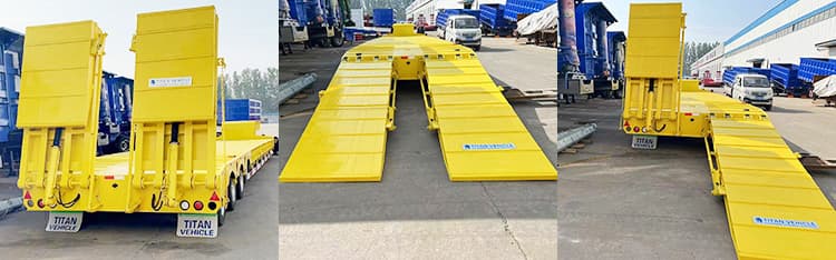 3 Axle Hydraulic Low Bed Trailer Price Manufacturer Near Me in Kenya