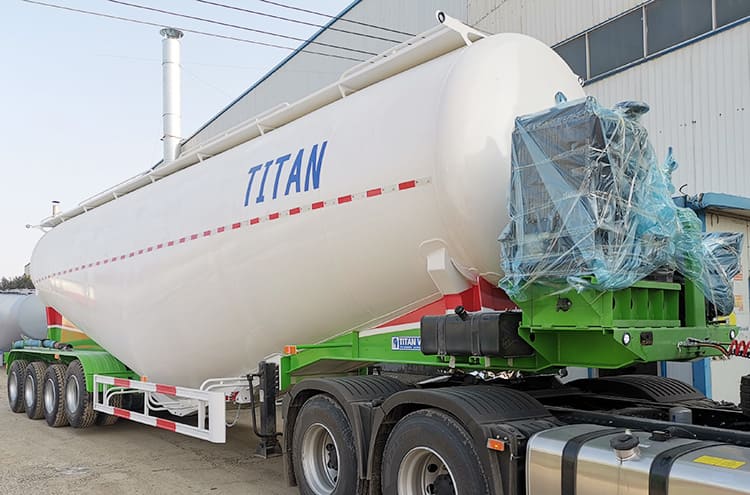 4 Axle 35M3 Cement Bulker Trailer Price for Sale | What is Cement Bulker Trailer