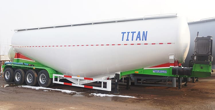 4 Axle 35M3 Cement Bulker Trailer Price for Sale | What is Cement Bulker Trailer