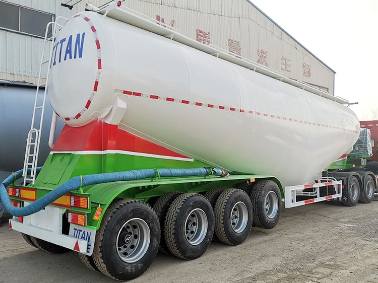 4 Axle 35M3 Cement Bulker Trailer Price for Sale | What is Cement Bulker Trailer