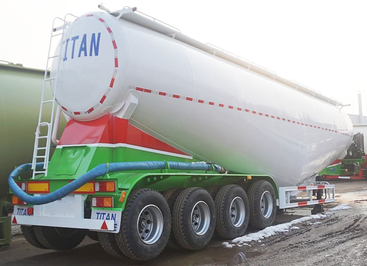 4 Axle 35M3 Cement Bulker Trailer Price for Sale | What is Cement Bulker Trailer
