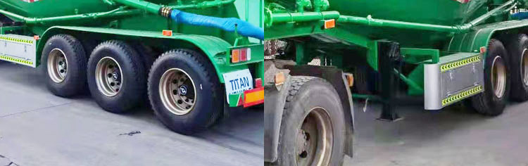 3 Axle 50 Ton Bulker Powder Tanker Trailer for Sale in Ghana