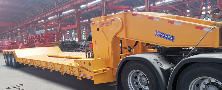 80 Ton Removable Gooseneck Lowboy Trailer for Sale Manufacturers