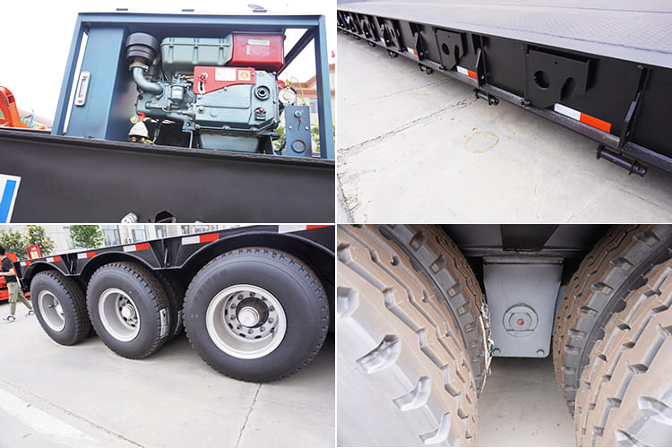 3 Line 6 Axle 40 Foot Lowboy Gooseneck Trailer for Sale in Dominica
