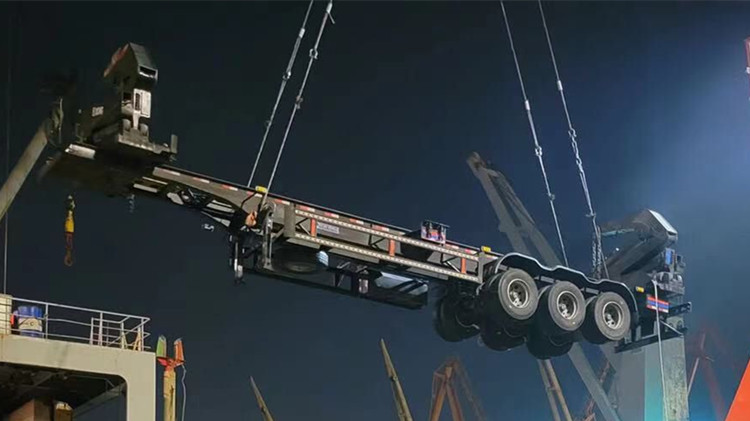 40Ft Container Side Loader Trailer for Sale in Sierra Leone