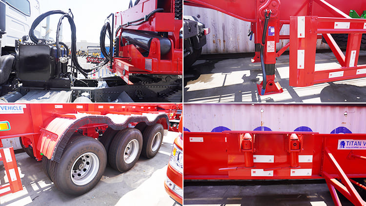 37T 40Ft Container Side Lifter Trailer for Sale in Guyana