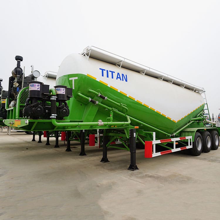 Tri Axle 40 Ton Pneumatic Cement Tanker Trailer