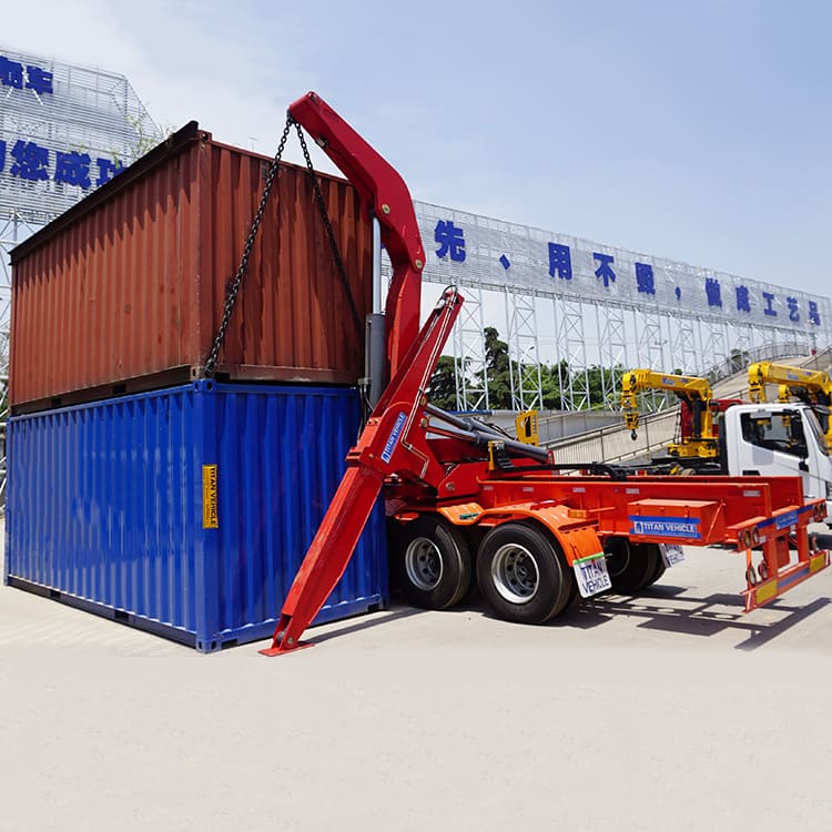 40T 40 Foot Sidelifter Container Trailer