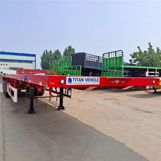 Tri Axle 40 Foot Flatbed Trailer